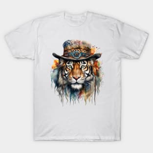 Watercolor Boho Tiger #2 T-Shirt